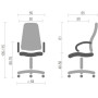 Офісне крісло АКЛАС Кап FX СН TILT Бежевое (09698)