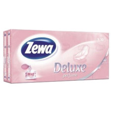 Хустинки носові Zewa Deluxe perfume 3 слоя 10 шт х 10 пачек (7322540061475)