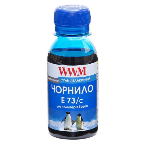 Чорнило WWM Epson Stylus CX3700/TX119/TX419 Cyan 100г (E73/C-2)