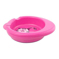 Набір дитячого посуду Chicco Термостійка тарілка від 6 міс (рожева) (16000.10)