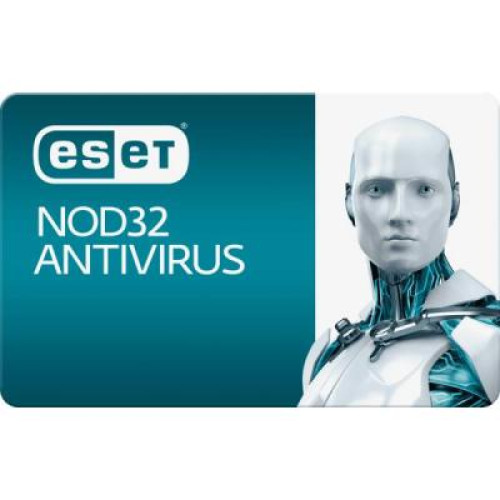 Антивірус ESET NOD32 Antivirus 3ПК 12 мес. base/20 мес продление конверт (2012-19-key)