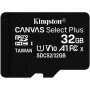 Карта пам'яті Kingston 32GB microSDHC class 10 UHS-I A1 (R-100MB/s) Canvas (SDCS2/32GBSP)