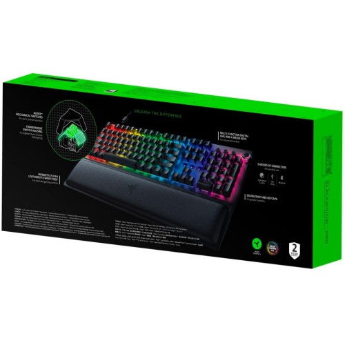 Клавіатура Razer BlackWidow V3 PRO Razer Green Wireless (RZ03-03530800-R3R1)