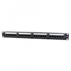 Патч-панель 19" 24xRJ-45 UTP cat.5е, 1U, тип 110 Cablexpert (NPP-C524CM-001)