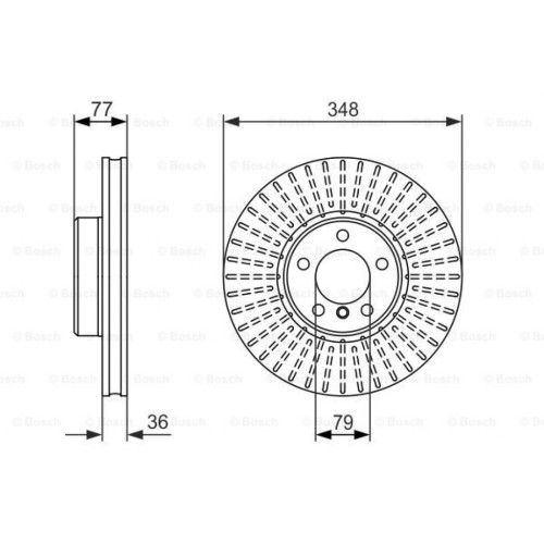 Гальмівний диск Bosch 0 986 479 774