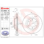 Гальмівний диск Brembo 09.B636.11