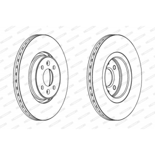Гальмівний диск FERODO DDF1513