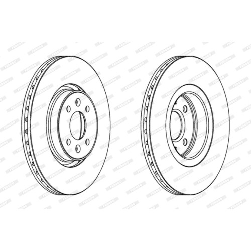 Гальмівний диск FERODO DDF1513
