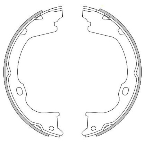 Гальмівні колодки REMSA 4282.00