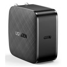 Зарядний пристрій Ugreen CD217 65W Type-C PD GaN Charger (Black) (70817)