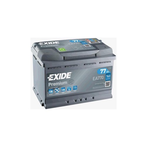 Акумулятор автомобільний EXIDE PREMIUM 77A (EA770)