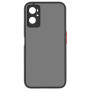 Чохол до мобільного телефона MakeFuture Oppo A96 Frame (Matte PC+TPU) Black (MCMF-OPA96BK)