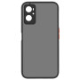 Чохол до мобільного телефона MakeFuture Oppo A96 Frame (Matte PC+TPU) Black (MCMF-OPA96BK)