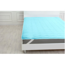 Наматрасник MirSon Eco Light 1725 Silk обычный Blue 120x200 см (2200002890878)