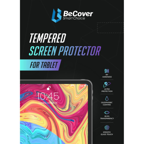 Скло захисне BeCover Apple iPad 10.9" 2022 (708138)