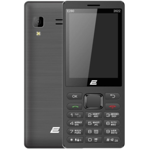 Мобільний телефон 2E E280 2022 Dual SIM Black (688130245210)