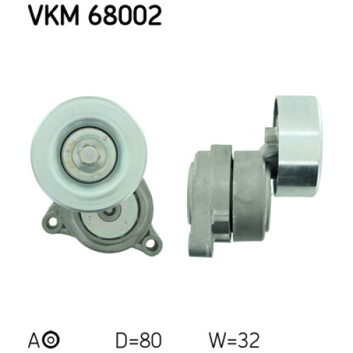 Натягувач ременя з роликом SKF VKM 68002