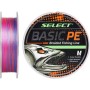 Шнур Select Basic PE 100m Multi Color 0.18mm 22lb/9.9kg (1870.30.83)