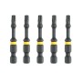 Набір біт DeWALT IMPACT TORSION, ударні, Torx, T15, L=57 мм, 5 шт (DT7394T)