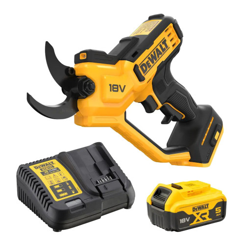 Секатор DeWALT ножиці садові акумуляторні, 18В XR Li-lon 5Ah (DCMPP568P1)