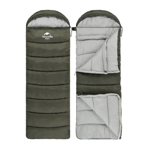 Спальний мішок Naturehike U150 NH20MSD07 Green Left (6927595764398-L)