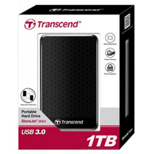 Зовнішній жорсткий диск 2.5" 2TB Transcend (TS2TSJ25A3K)