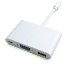 Порт-реплікатор EXTRADIGITAL USB Type-C to VGA/USB 3.0/Type-C (0.15m) (KBV1690)