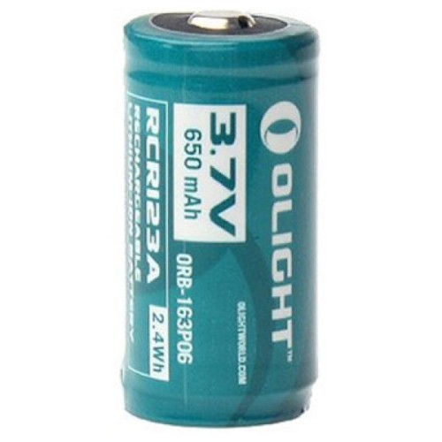 Акумулятор Olight RCR123 (16340) Li-Ion 650 mAh (ORB2-163P06)