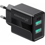 Зарядний пристрій Grand-X CH-15T 5V 2,1A USB Black + cable USB -> Type C, Cu, 4A, TPE (CH-15T)