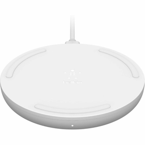 Зарядний пристрій Belkin Pad Wireless Charging Qi, 15W, white (WIA002VFWH)