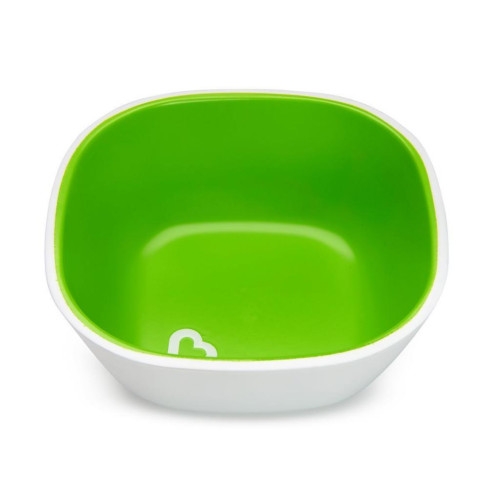 Набір дитячого посуду Munchkin Splash Bowls тарілок 2 шт. Зелена та блакитна (46725.01)