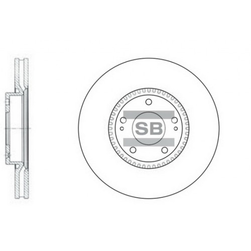 Гальмівний диск HI-Q SD1069