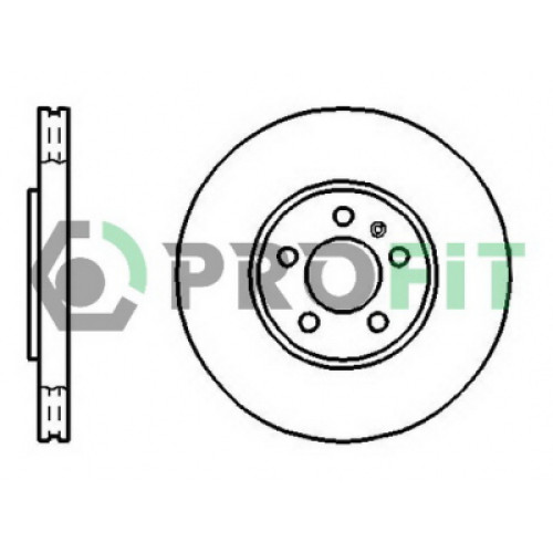 Гальмівний диск Profit 5010-1221