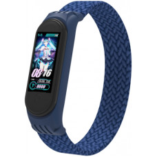 Ремінець до фітнес браслета Armorstandart Braided Solo Loop для Xiaomi Mi Band 4/5/6 Blue size L (ARM58758)