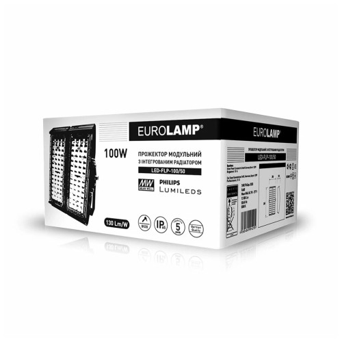 Прожектор Eurolamp LED 100W 5000K (LED-FLP-100/50)
