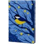 Книга записна Kite Синиця, А6, 80 аркушів, клітинка (K22-199-3)