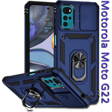 Чохол до мобільного телефона BeCover Military Motorola Moto G22 Blue (708187)