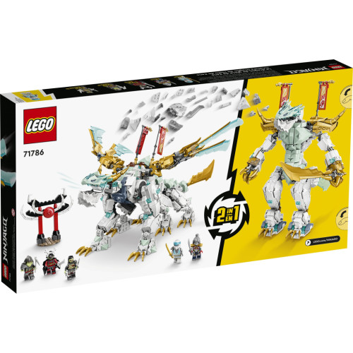 Конструктор LEGO Ninjago Істота Крижаний Дракон Зейна 973 деталі (71786)