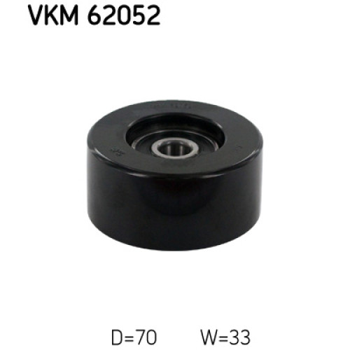 Ролик натягувача ременя SKF VKM 62052