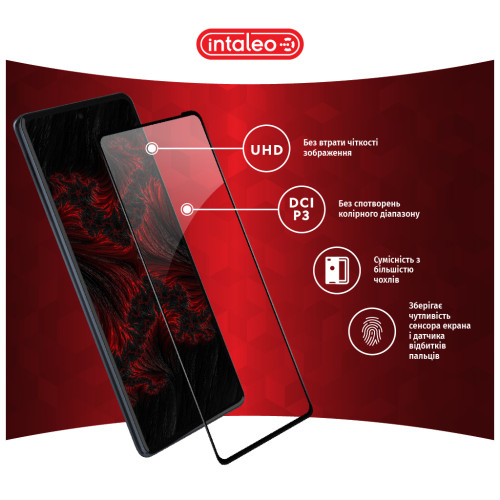 Скло захисне Intaleo Full Glue MOTO EDGE 30 Pro 5G (1283126528576)