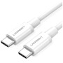 Дата кабель USB 2.0Type-C to Type-C 2.0m 18W US264 White Ugreen (60520)