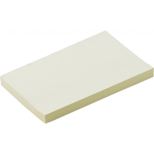 Папір для нотаток BUROMAX with adhesive layer 51х76мм, 100sheets, yellow (BM.2311-01)