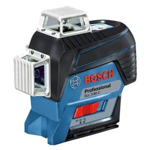 Лазерний нівелір BOSCH GLL 3-80 C + BM 1 (12 V) + L-Boxx (0.601.063.R02)