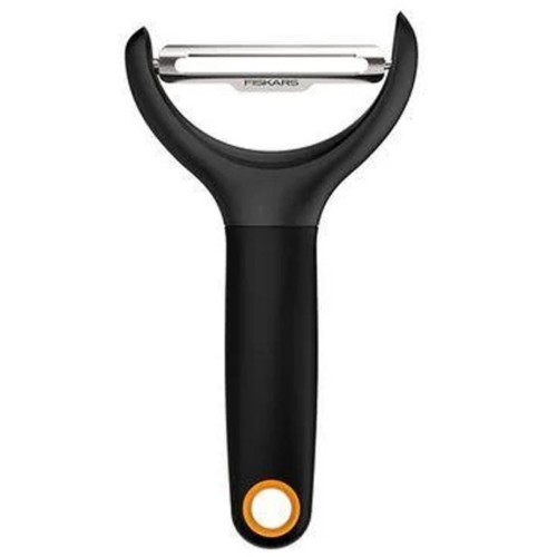 Овочечистка Fiskars Functional Form с поперечным лезвием Black (1016122)