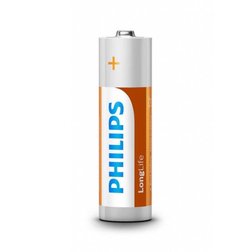 Батарейка PHILIPS AA R6 LongLife Zinc Carbon * 4 (R6L4B/10)