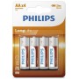 Батарейка PHILIPS AA R6 LongLife Zinc Carbon * 4 (R6L4B/10)