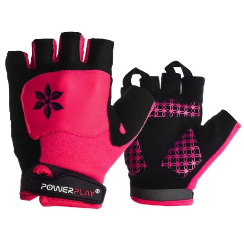 Велорукавиці PowerPlay Women 5284 Pink XS (5284C_XS_Pink)