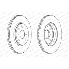 Гальмівний диск FERODO DDF1527