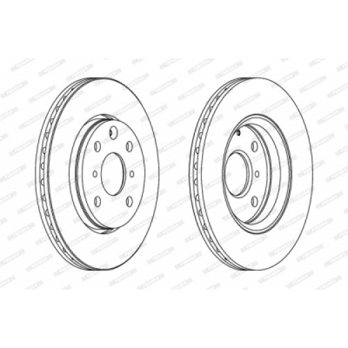 Гальмівний диск FERODO DDF1527