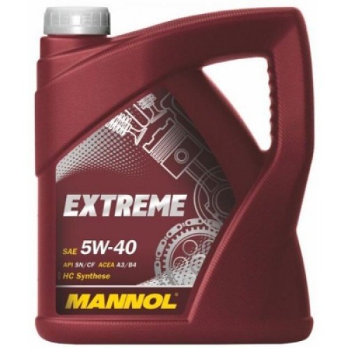 Моторна олива Mannol Extreme 5w40 4л (MANNOL 5w40 4л)